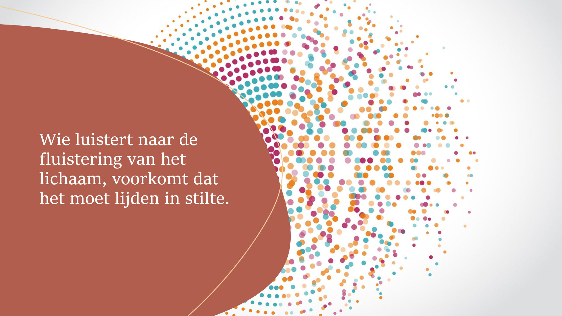 De indruk die je maakt als je binnenkomt, is vaak sterker dan je titel.