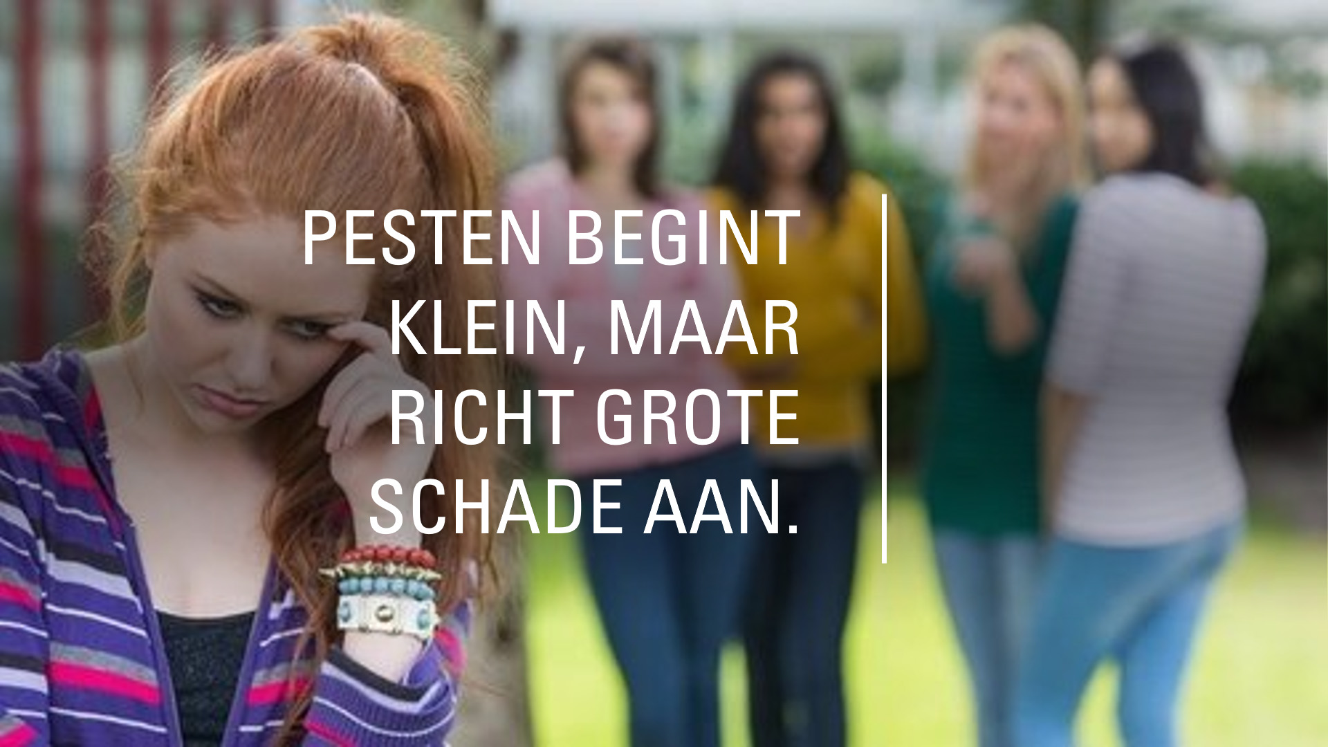 Pesten begint klein, maar richt grote schade aan.